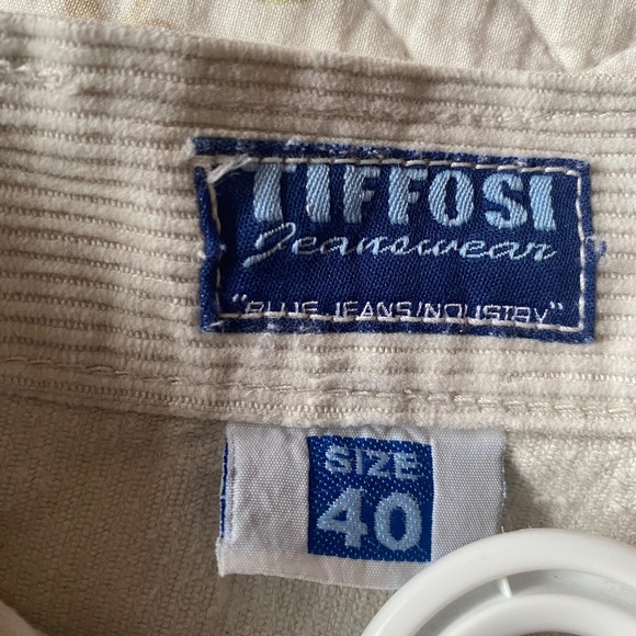 Tiffosi Corduroy white pants, size EU 40 - Picture 8 of 8